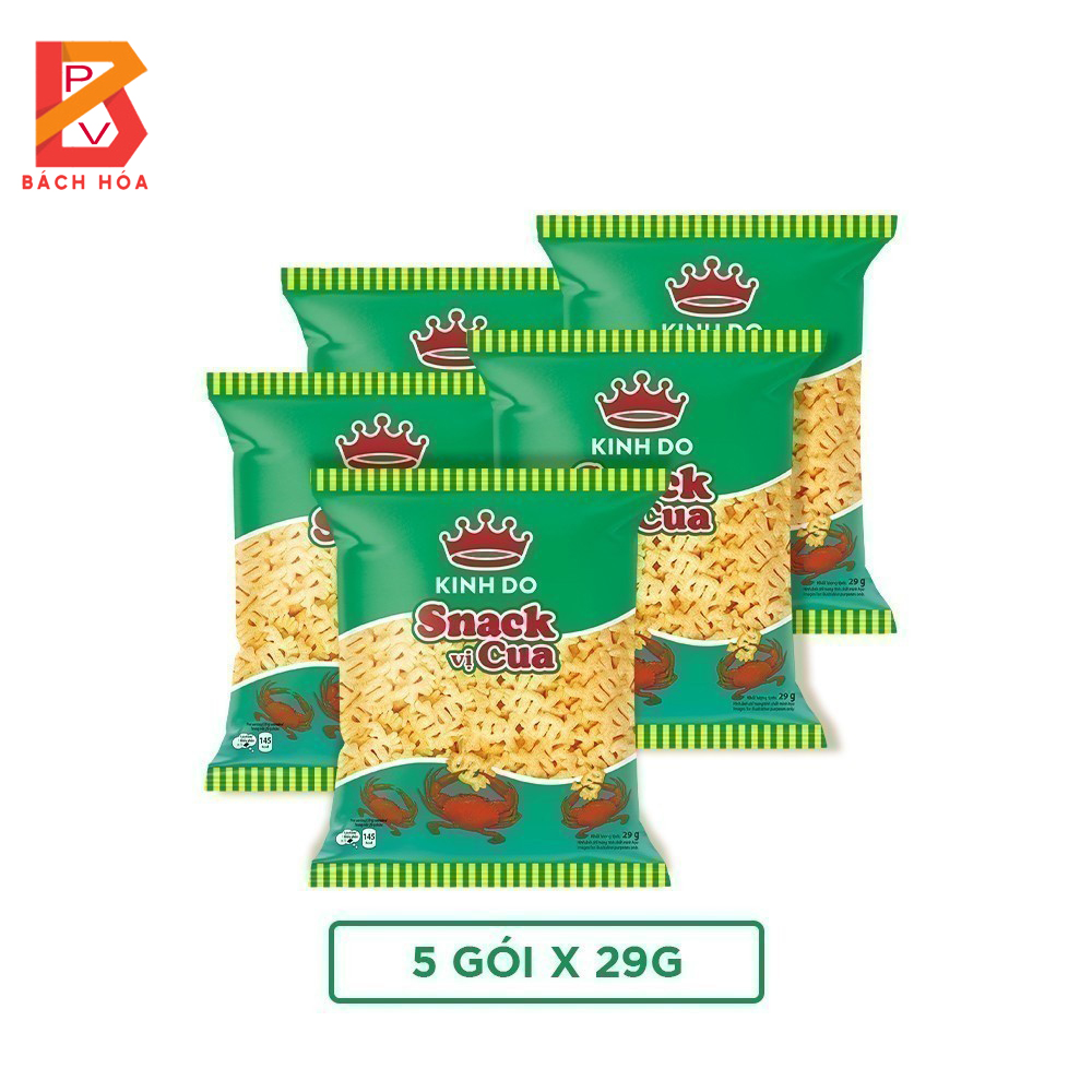 [COMBO 05 BICH] Snack vị cua Kinh Đô gói 29g
