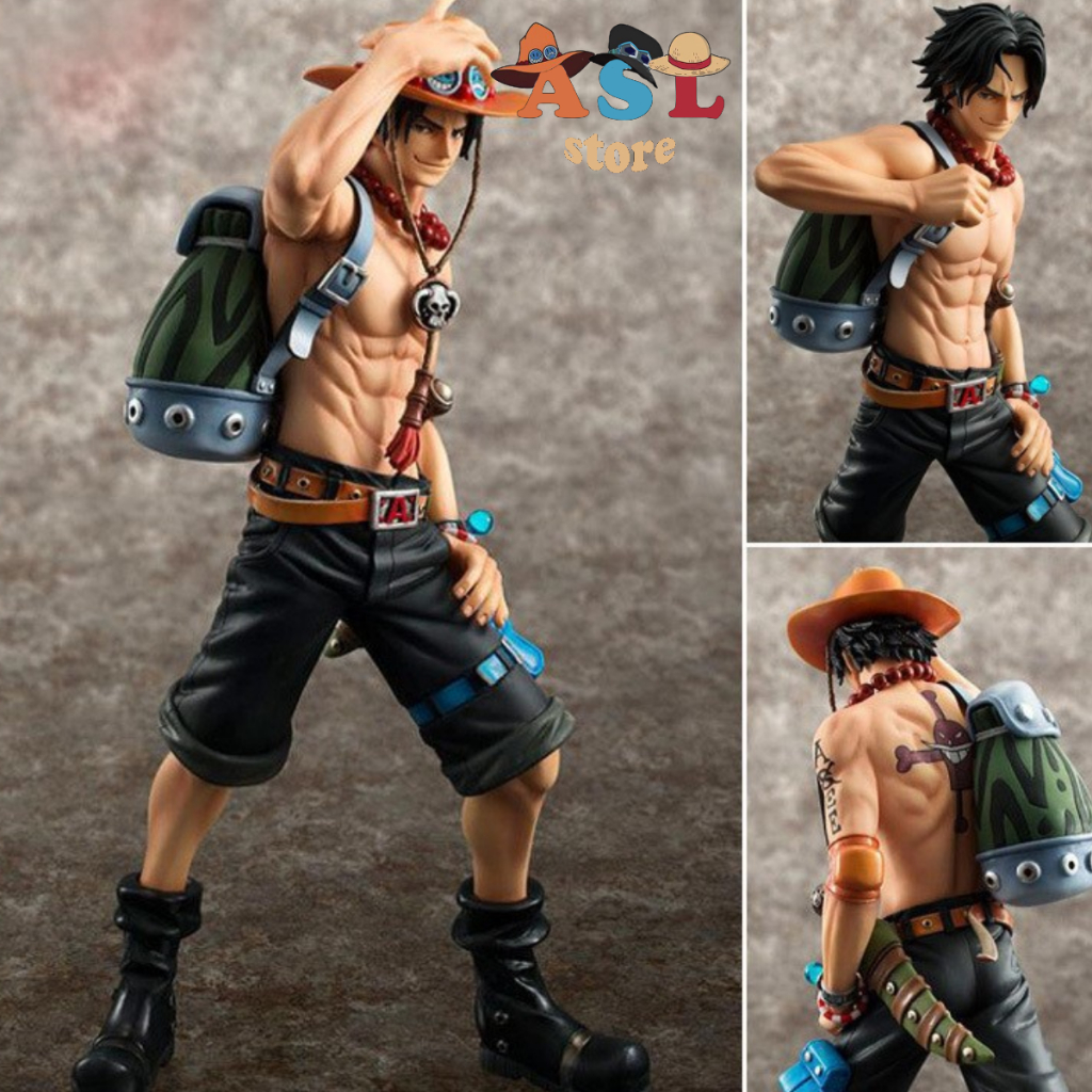 Mô Hình One Piece Ace hỏa quyền dáng đứng siêu ngầu cao 22cm No Box - Vũ Mô hình Store