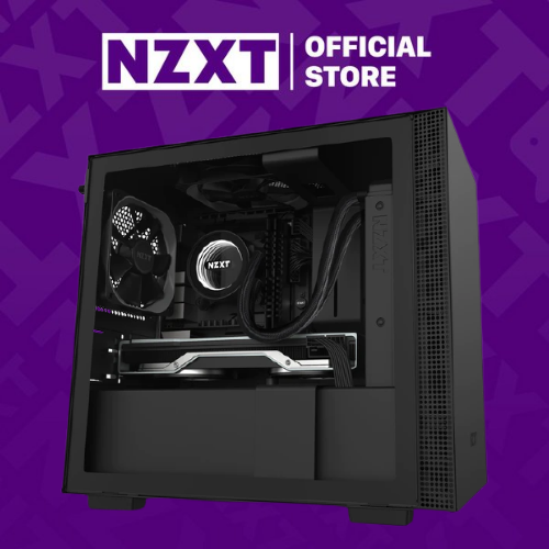Vỏ case máy tính nzxt h210 màu đen sần
