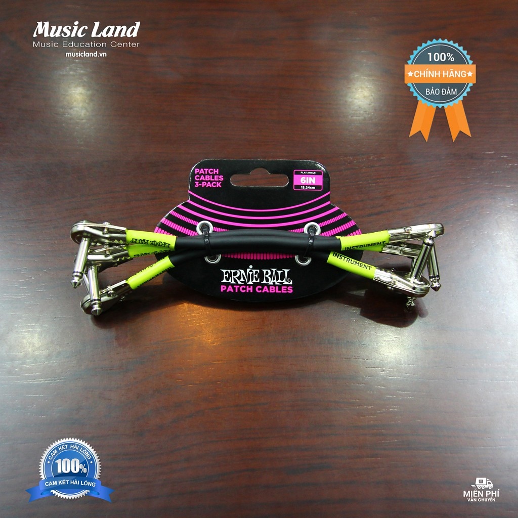 ◑△ Dây cáp kết nối Phơ Guitar – Pedalboard Cable Ernie Ball