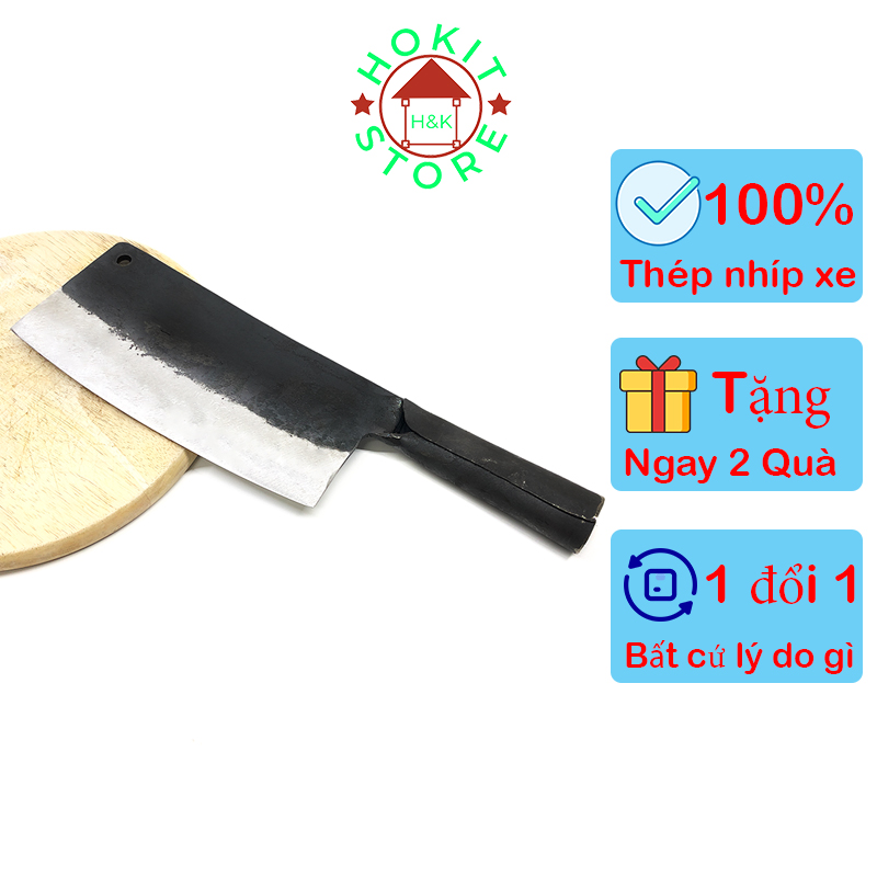 Dao chặt xương Đa Sỹ Dao chặt thịt siêu cứng bền sắc bén làm bằng thép chuẩn nhíp xe oto Giá sỉ
