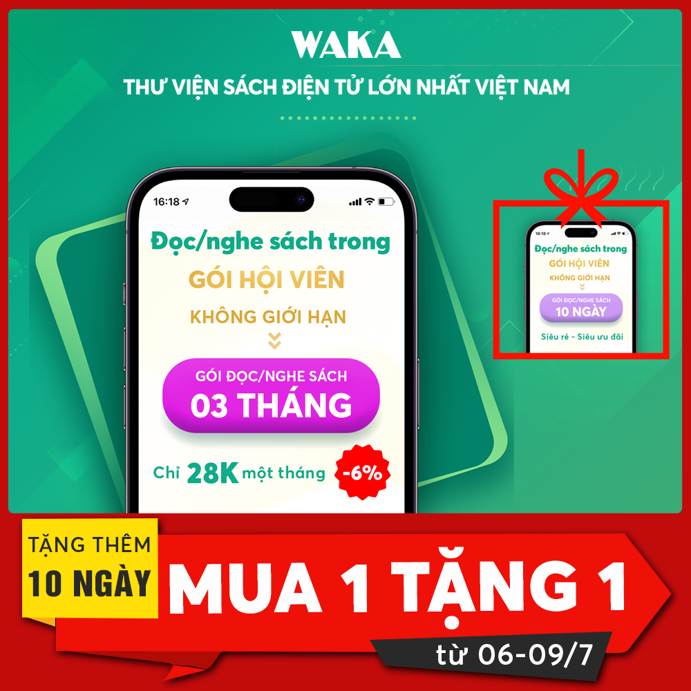Thẻ đọc sách điện tử Waka 03 tháng