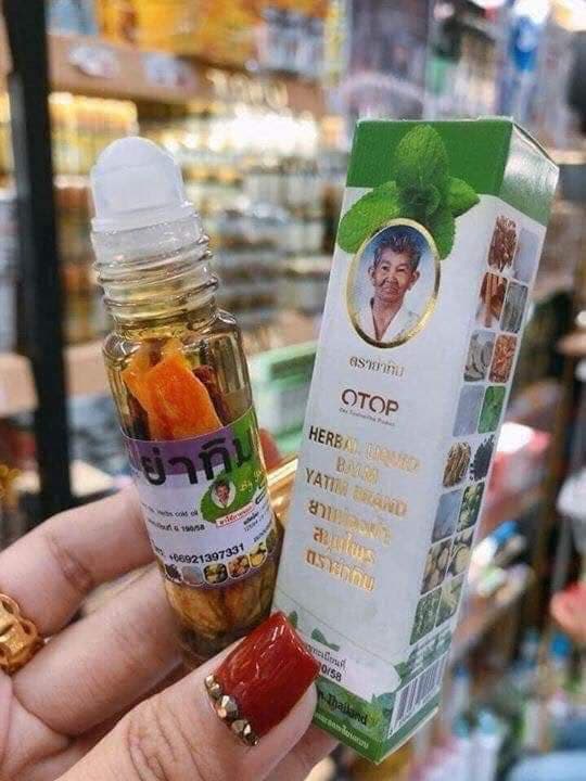 Dầu Lăn Bà Già OTOP 13 vị Thái Lan
