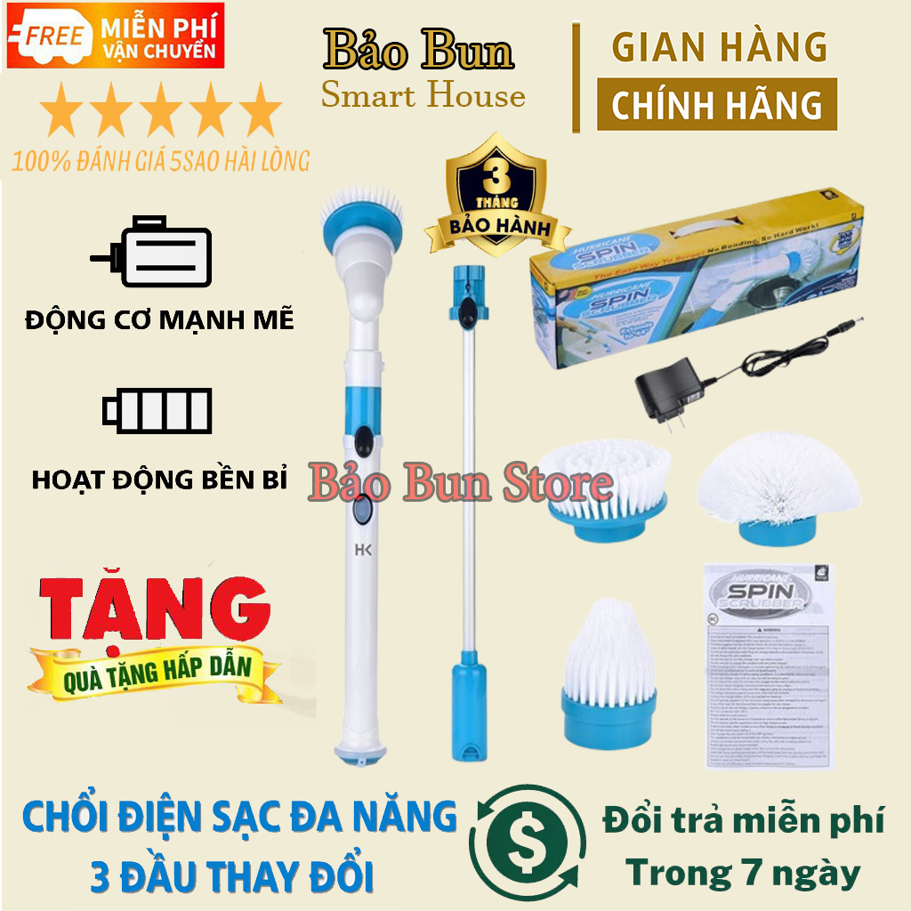 Chổi Cọ Nhà Vệ Sinh Bằng Điện - Máy Cọ Rửa Nhà Vệ Sinh Cầm Tay Thông Minh Không Dây, Cây Chà Toilet, Chổi Điện Bàn Chải Làm Sạch Vệ Sinh Nhà Tắm Không Dây Với 4 Đầu Thay Thế Cây Lau Nhà Thông Minh