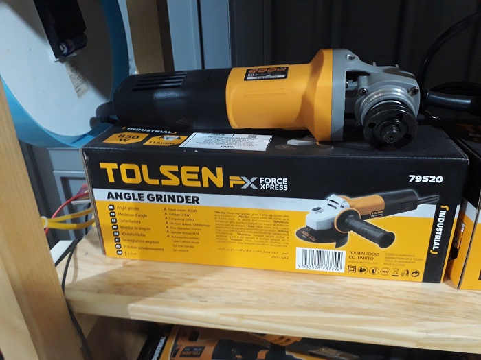 Máy mài góc 115mm 850w tolsen 79520