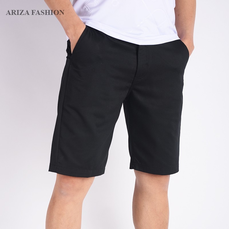 Quần short nam quần ngố nam chất vải kaki thoáng mát  [ tặng kèm 1 đôi tất lười nam ]