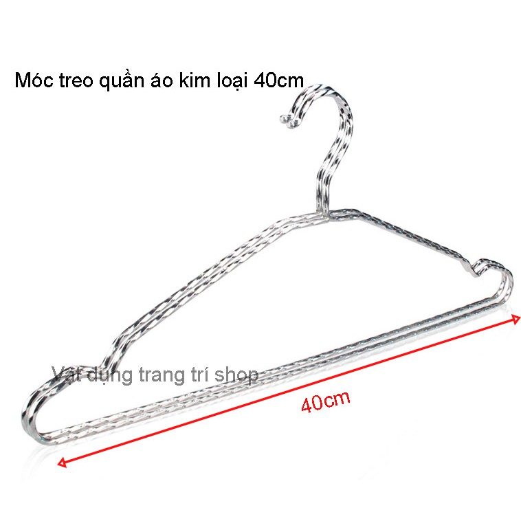 Móc kim loại dây xoắn 40cm