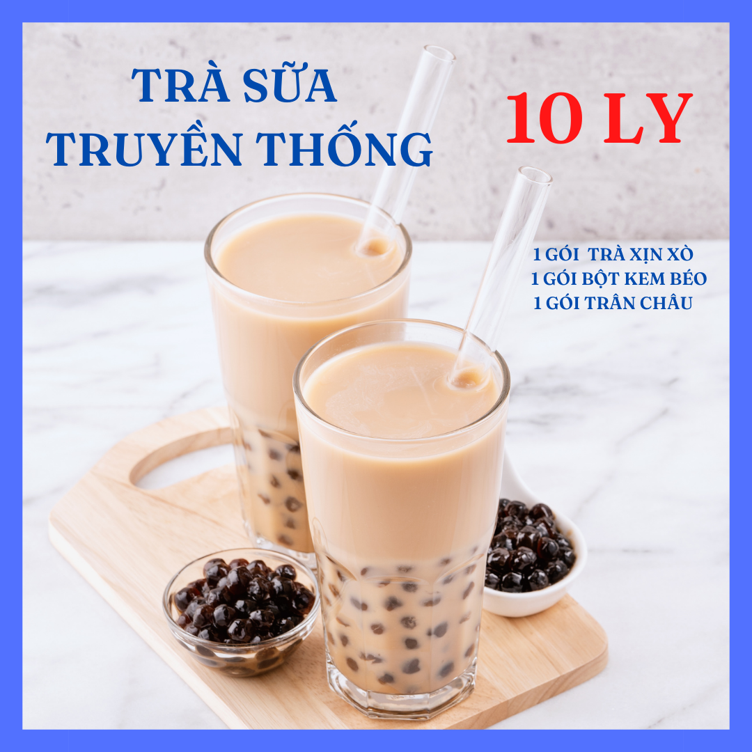 sét làm trà sữa trân châu/trà sữa/sét trà sữa truyền thống/nguyên liệu làm trà sữa