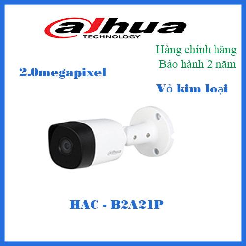 Camera dahua hdcvi hồng ngoại 2.0 megapixel hac-b2a21p
