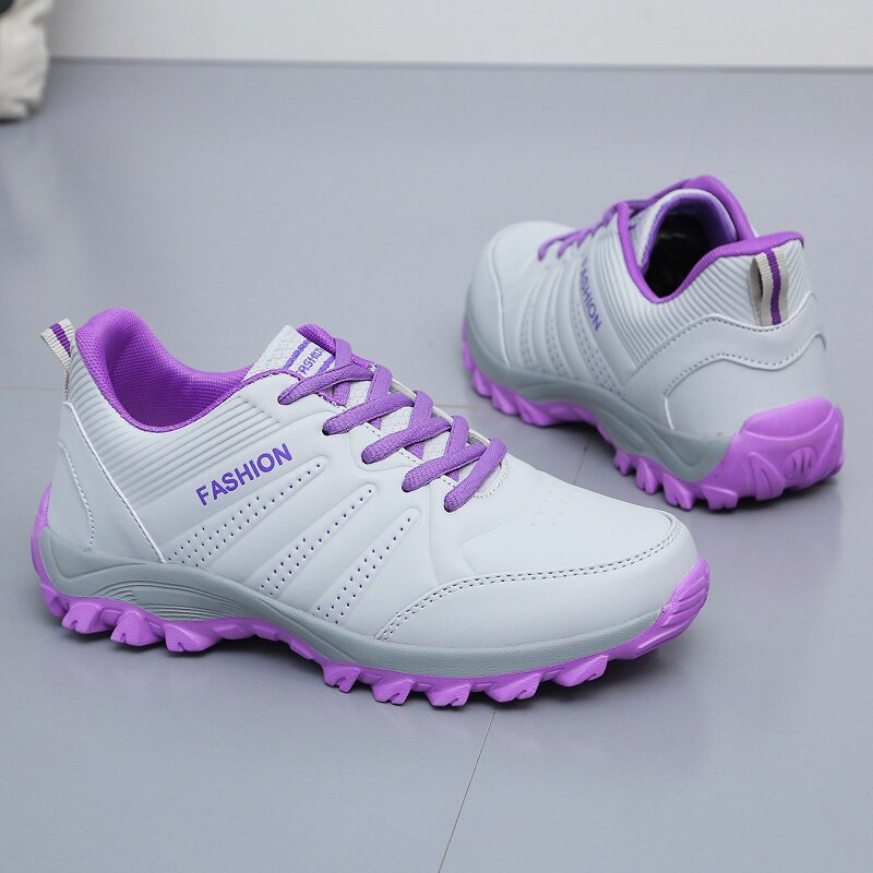 Women s Golf Shoes Spikeless Female Leather Golf Sports Shoes Athlete