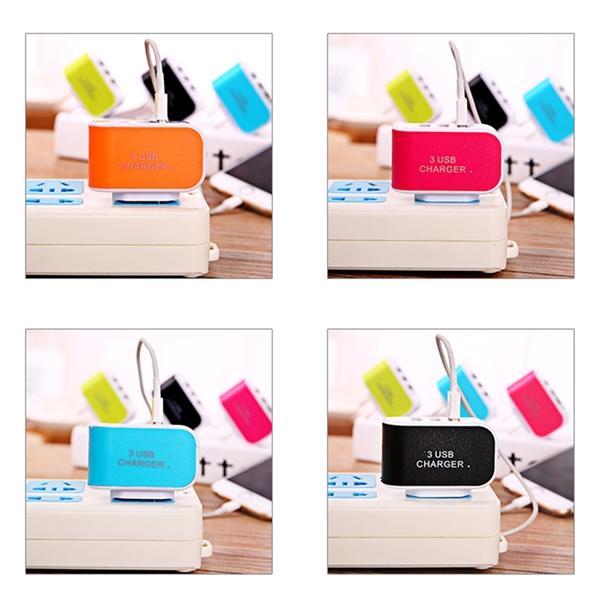 (Xả Kho)Cóc Sạc Đa năng 3 Cổng USB Ổ Cắm Sạc Tường Bộ Chuyển Đổi Nguồn điện 3.1A Nhanh Sạc Cắm Điện Cho Tât Cả Dòng Đt Ip.ss.máy tính bản