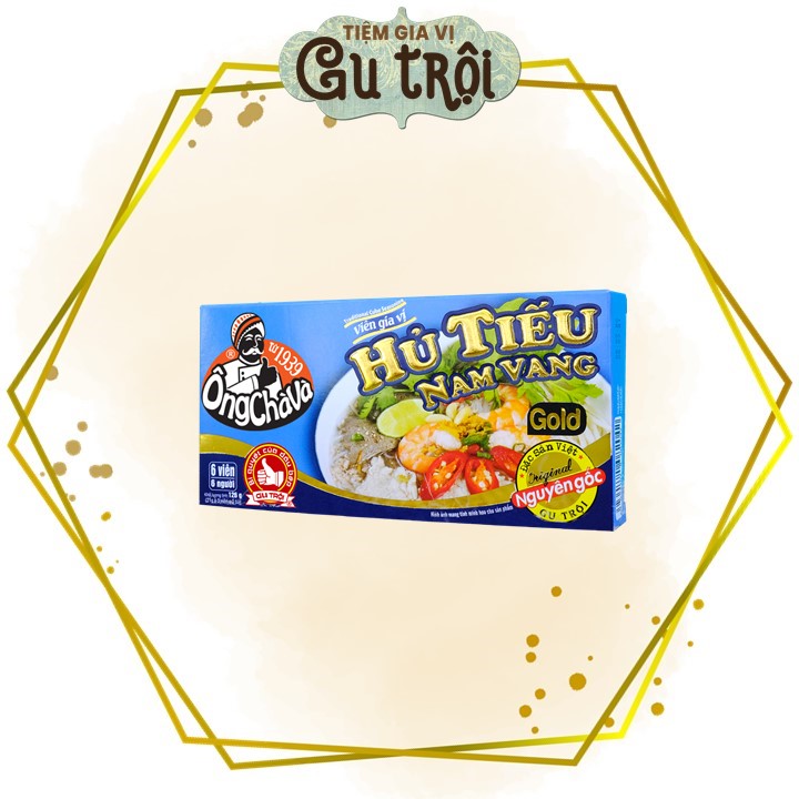 Viên gia vị hủ tiếu nam vang ông chà và gold 126gr