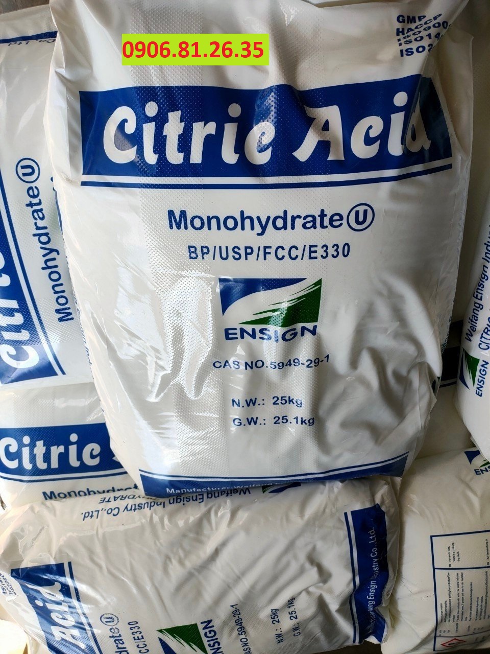 Acid Citric Monnohydrate_Chất tạo chua vị chanh