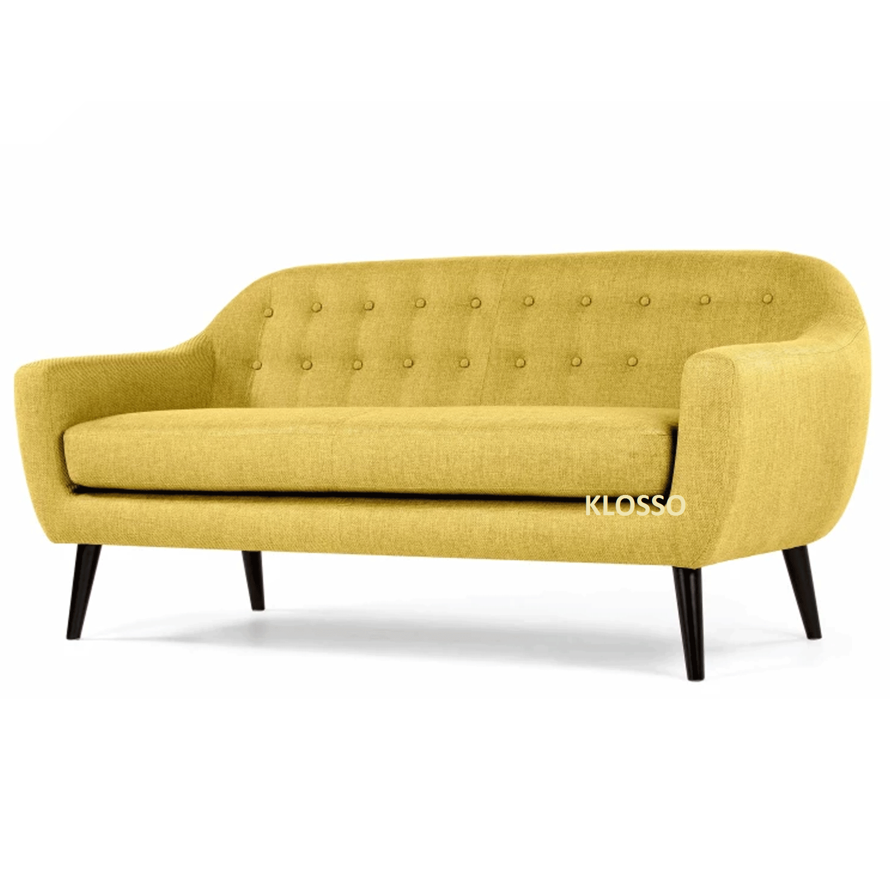 Sofa băng Klosso KGB001-V (Vàng) 200x80x42cm