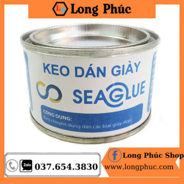 Keo dán giày seaglue freeship | keo dán seaglue trong suốt chịu nước dính chắc | long phúc shop | lọ 100gr