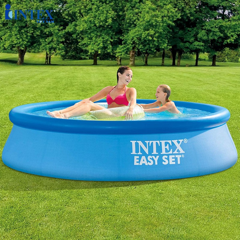Bể bơi phao cổ tròn đường kính 2m44 intex 28106