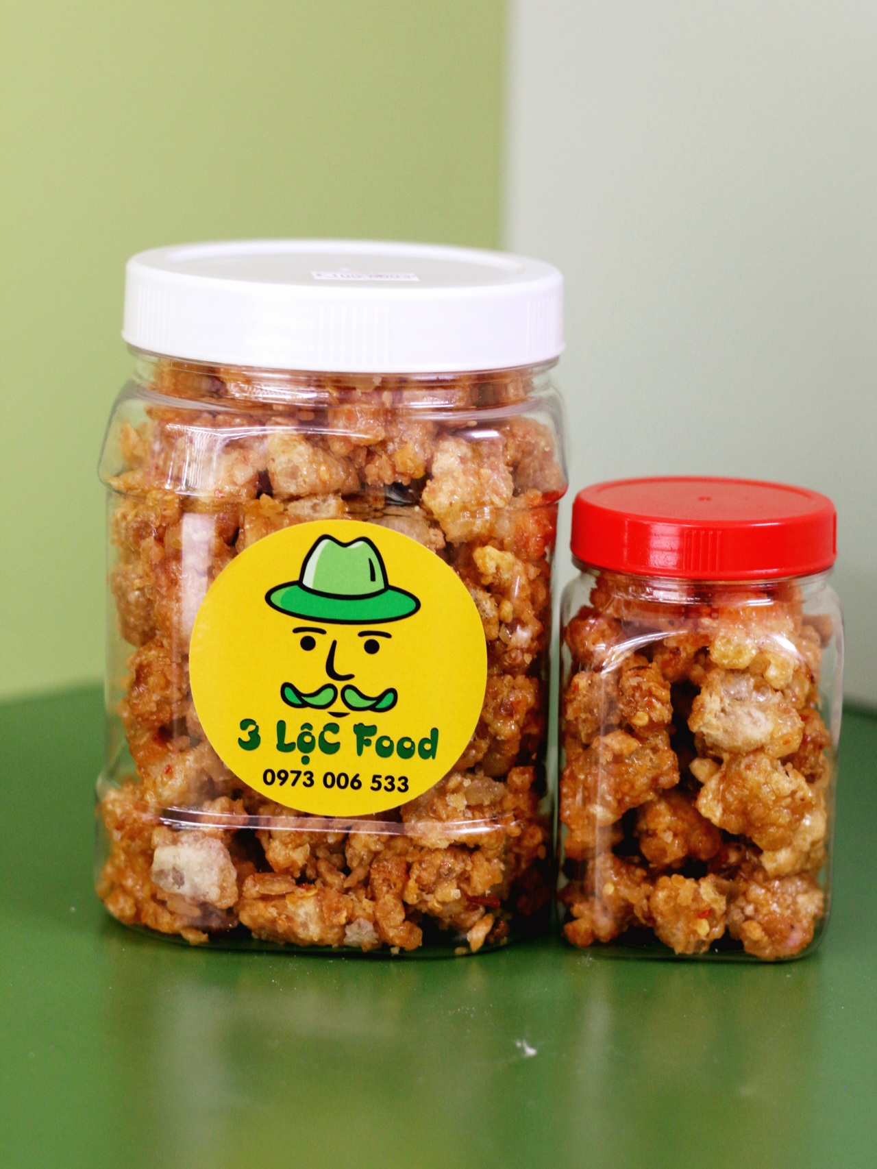 Tóp mỡ chiên giòn sốt mắm tỏi hủ 300g ăn vặt siêu rẻ