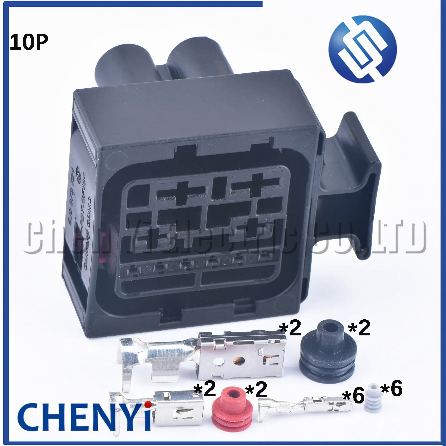 10 Pin Xe Tản Nhiệt Fan 506 Điều Khiển Không Thấm Nước Kết Nối Điện Tử Fan Cắm Cho VW Polo New Jetta Santana OEM 5J0 973 721