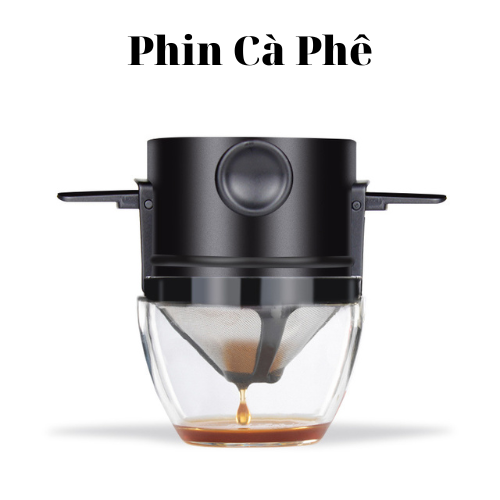 Phin pha cà phê chất liệu thép không gỉ 304 + abs cầm tay tiện lợi nhỏ gọn