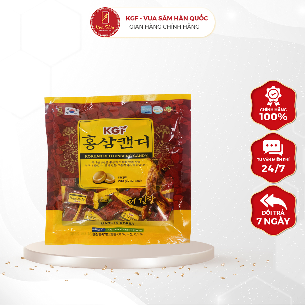 Kẹo hồng sâm hàn quốc 200 gram