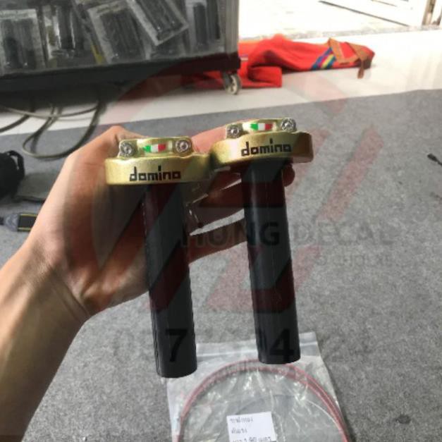 [HCM]Cùm tăng tốc Domino 2 dây ga vàng gắn mọi loại xe cam kết hàng đúng mô tả chất lượng đảm bảo xin vui lòng inbox shop để được tư vấn thêm