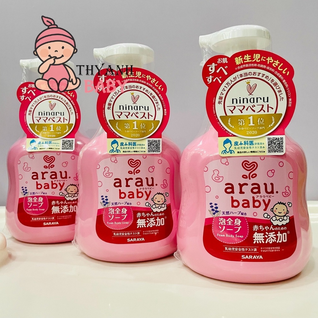 hot sale Sữa Tắm Gội Arau Baby Nhật Bản 450ml