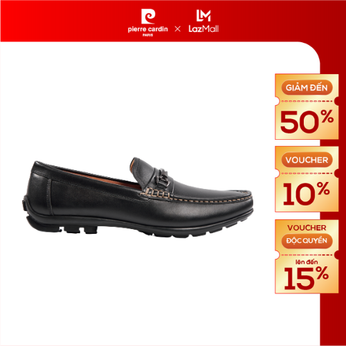 Giày  lười nam Pierre Cardin chất liệu da bò cao cấp, đế cao su chống trơn trượt, thoáng mát, hút mồ hôi - PCMFWL 527