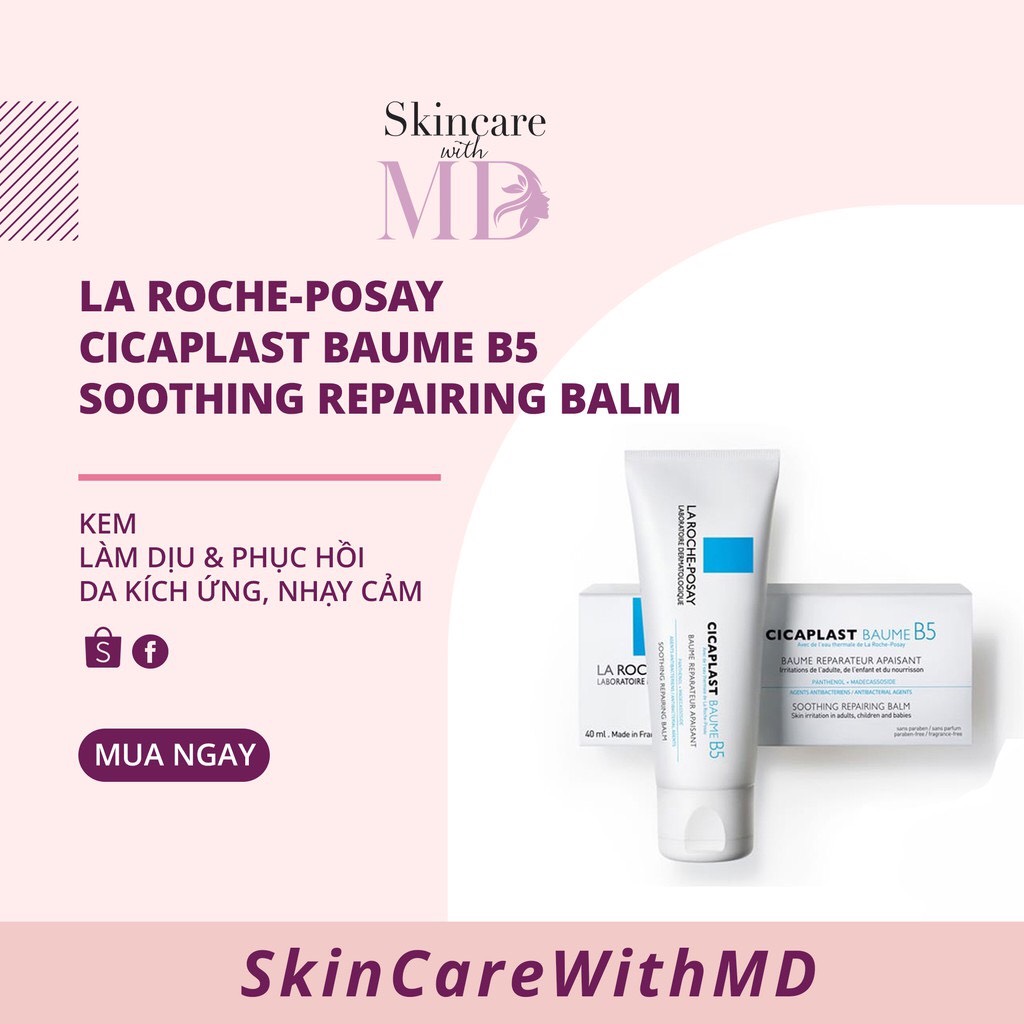 Kem dưỡng b5 laroche baume cicaplast 40ml