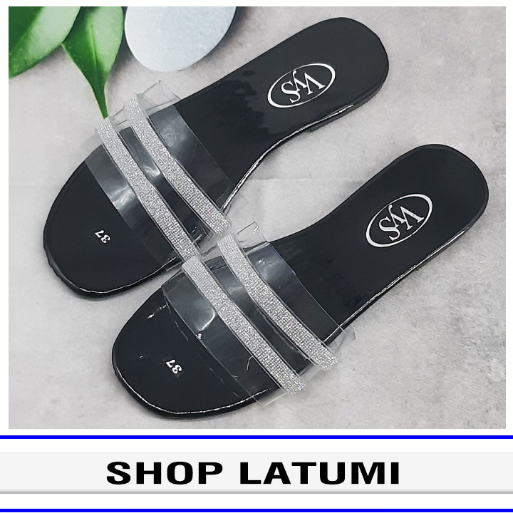 Dép lê bệt nữ quai ngang viền dây kim tuyến xinh xắn thời trang Latumi TA3951 (Nhiều màu)