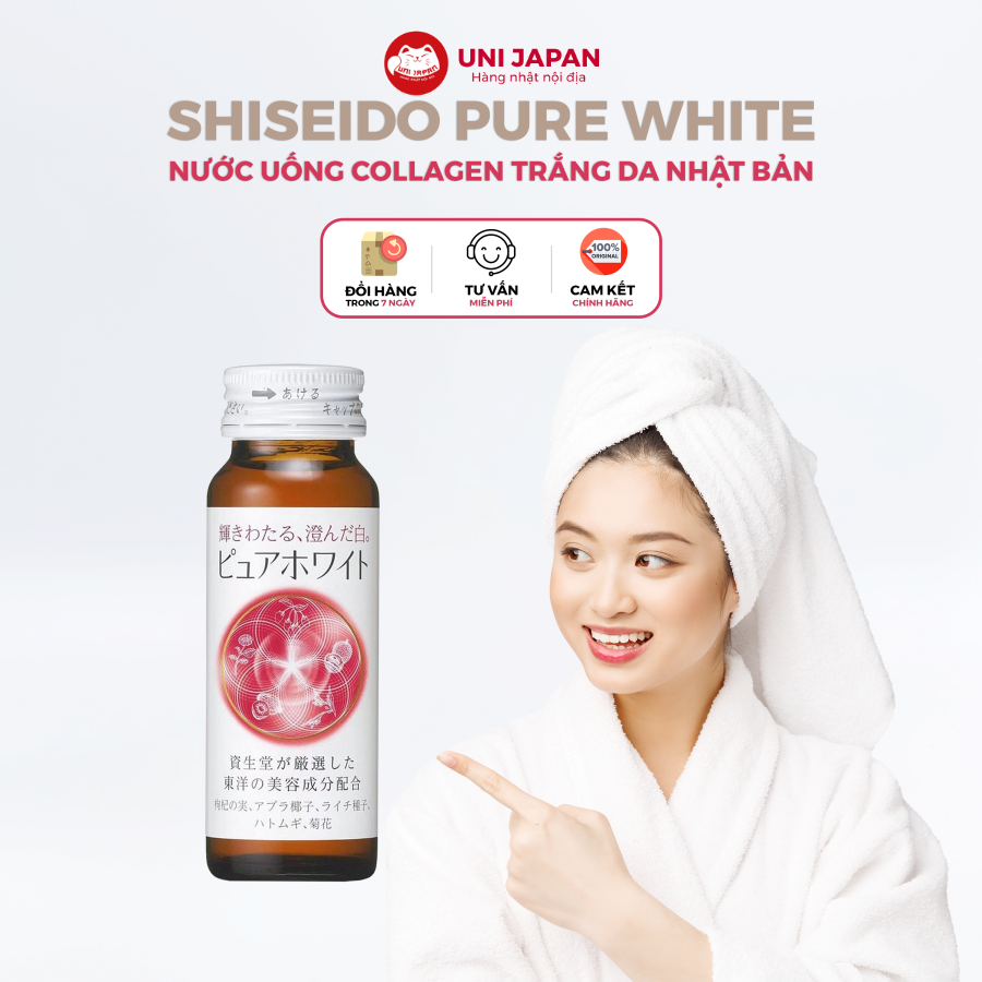 Nước uống Collagen Pure White trắng da - Nhật Bản