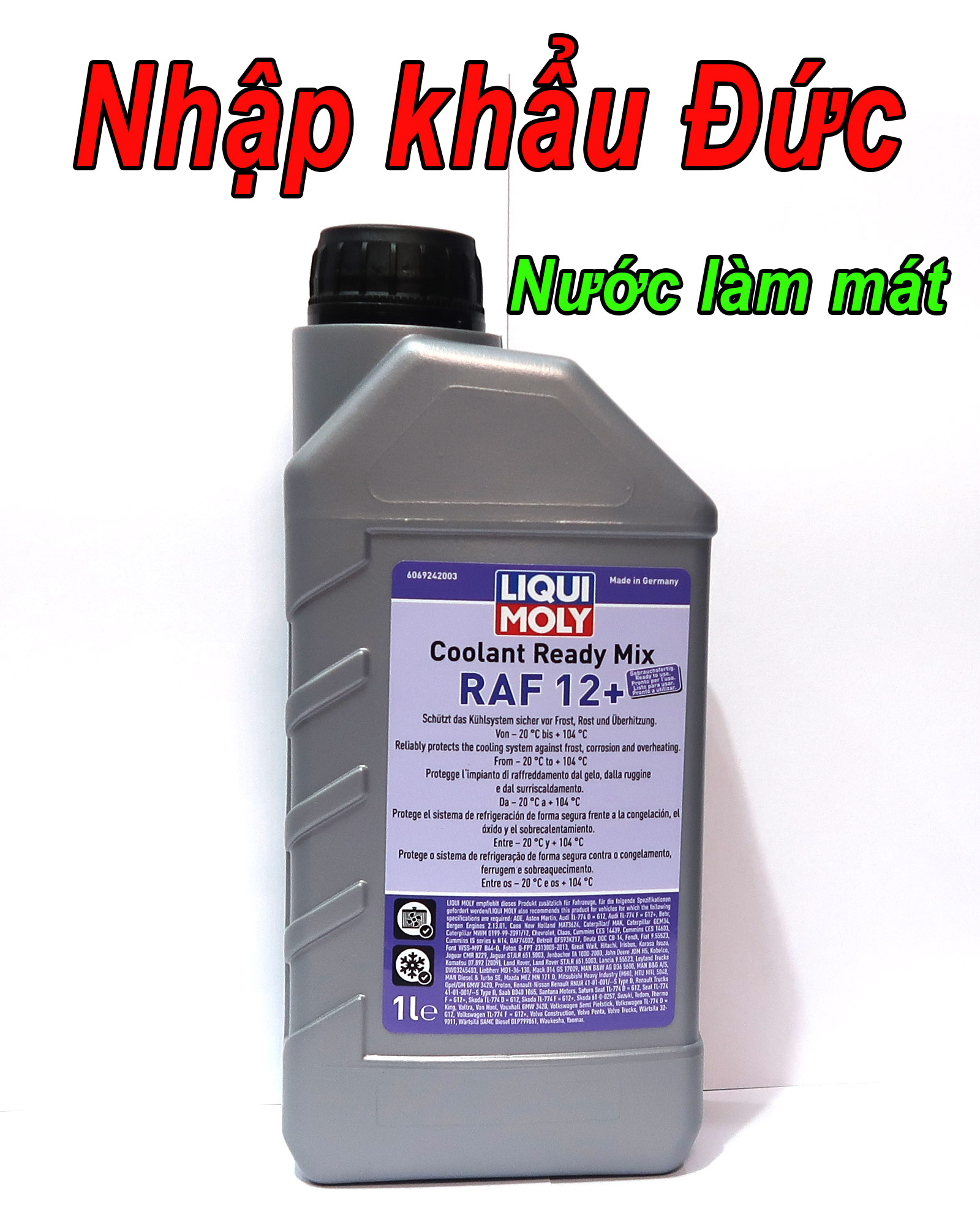 Nước làm mát Liqui Moly đỏ pha sẵn (1L) nhập khẩu Đức