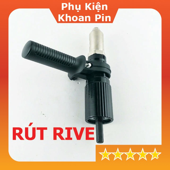 Súng rút đinh tán, đầu rút đinh tán rive gắn máy khoan 2-4.8mm