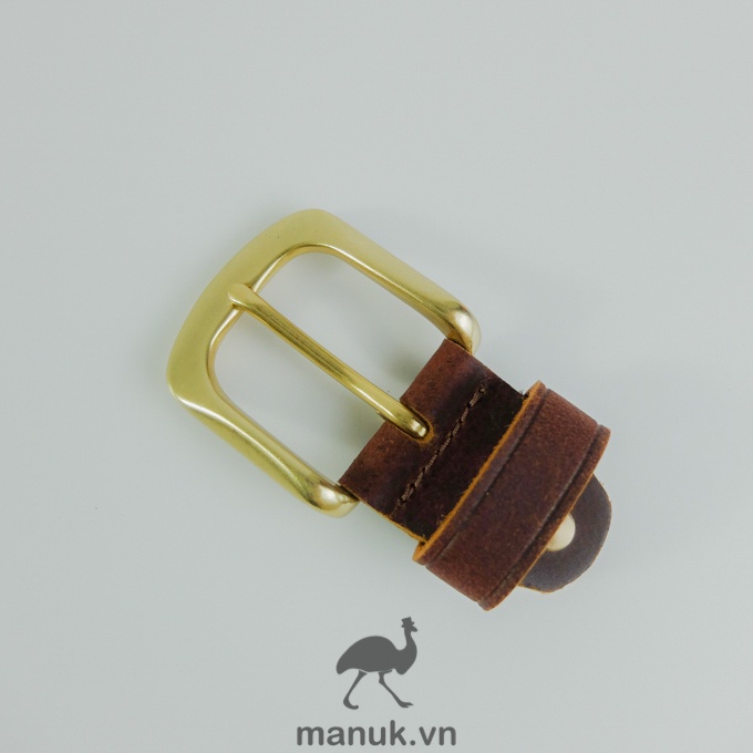 Mặt thắt lưng nam BM3 | Đầu khoá thắt lưng đồng đúc cho thắt lưng da bò bảng dây 3.3 cm - 3.4 cm