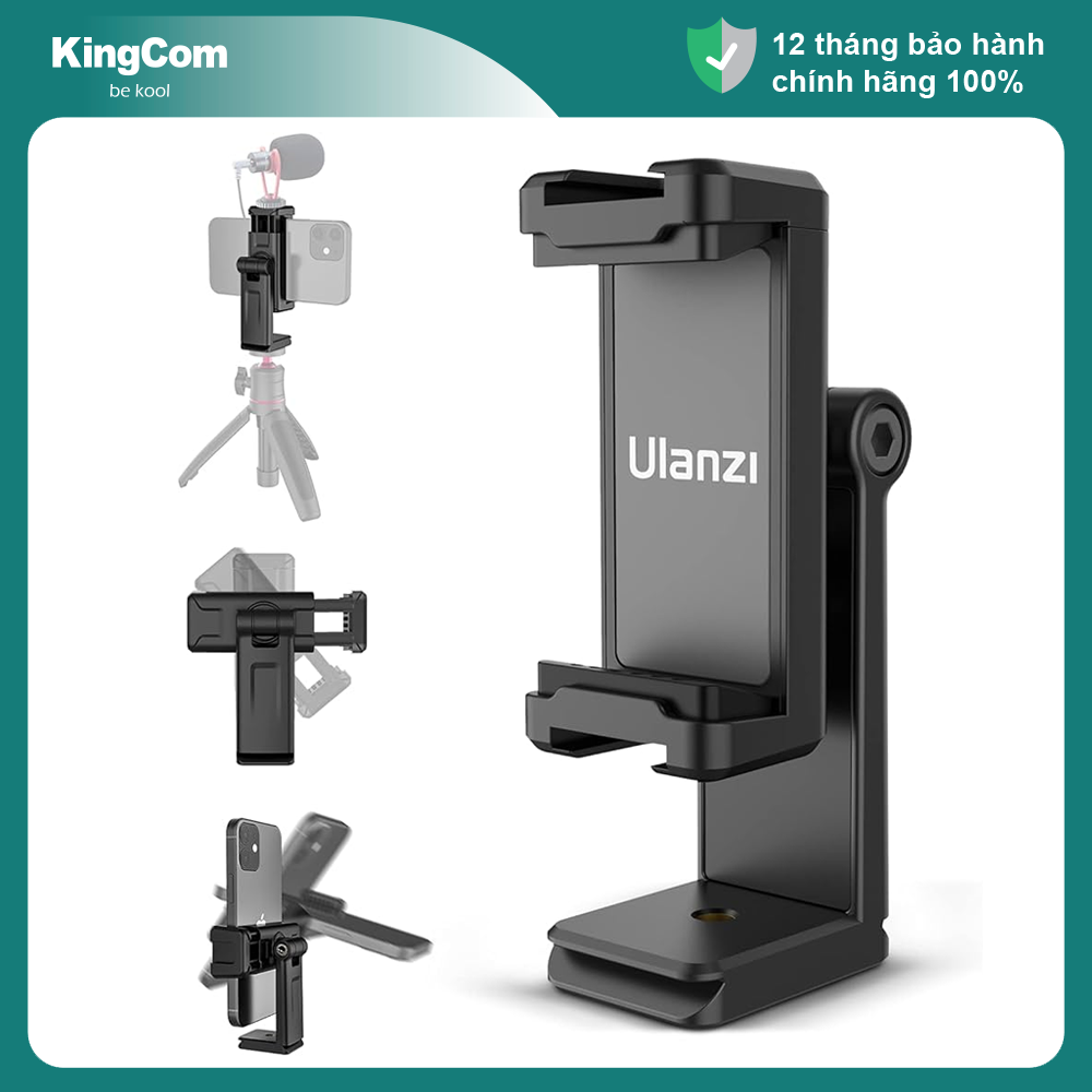 Ngàm kẹp điện thoại ulanzi st-22 xoay 360° | hàng chính hãng
