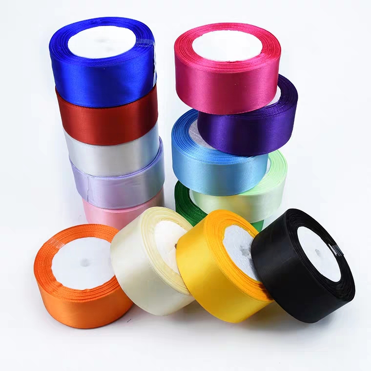 Ruy băng lụa 4cm cuộn 22m sét 5 cuộn