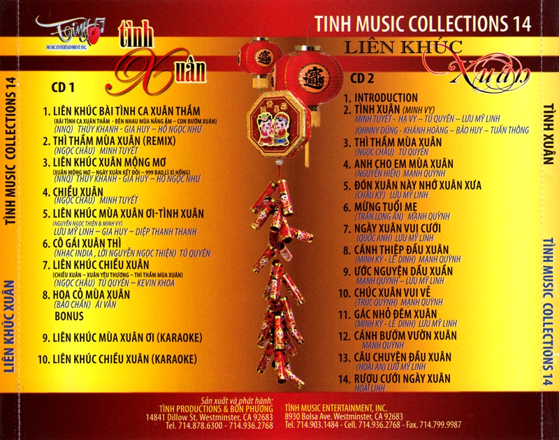[MDCD] Bộ 2 Đĩa CD Liên Khúc Xuân - Tình Xuân