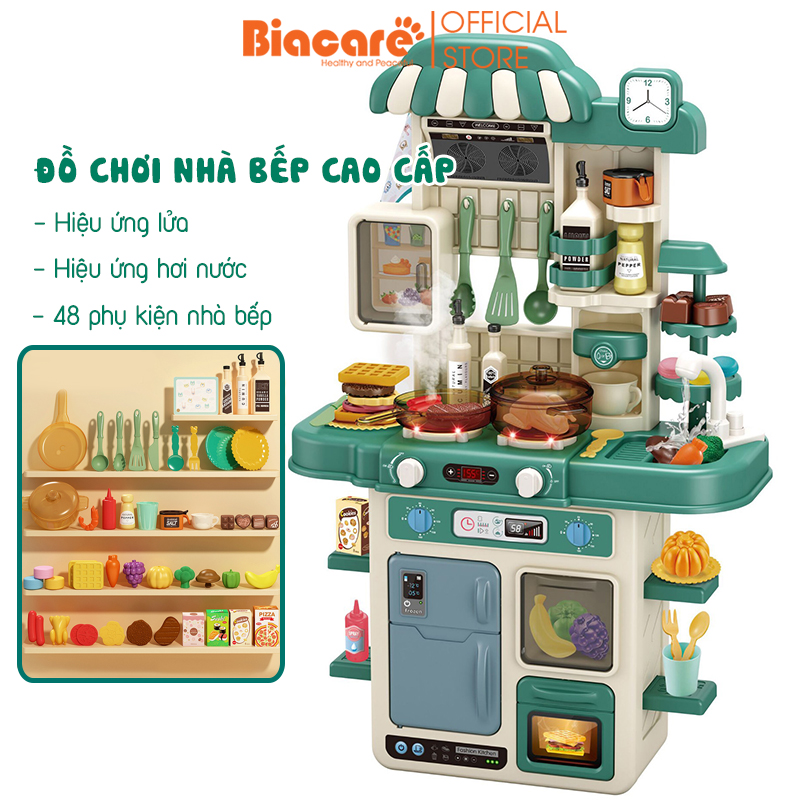 Đồ chơi nhà bếp cỡ lớn giúp bé yêu thích nấu ăn tránh xa điện thoại