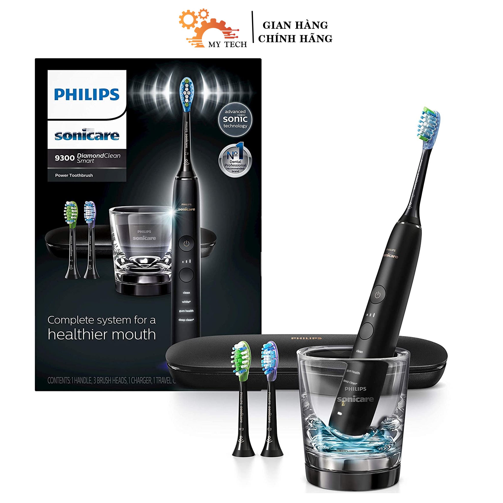 Bàn Chải đánh răng Điện Philips Sonicare DiamondClean Smart 9300 - Siêu phẩm đến từ mỹ