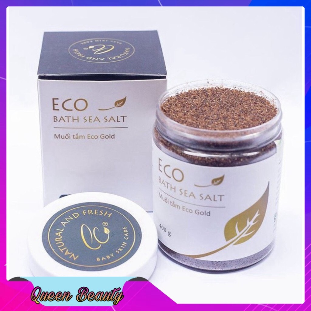  Muối tắm bé Eco gold 400g Muối tắm bé ECO – Gold  400 gram  Làm sách bé an toàn hiệu quả 