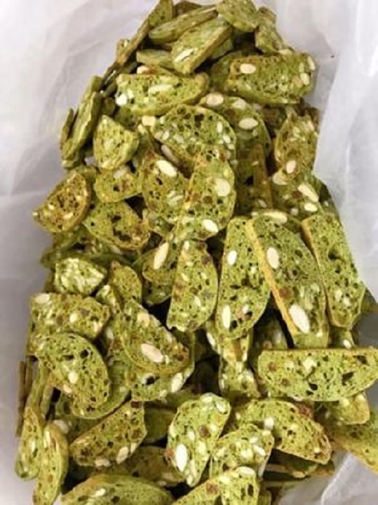 Bánh ngũ cốc biscotti matcha - ăn là ghiền 250g