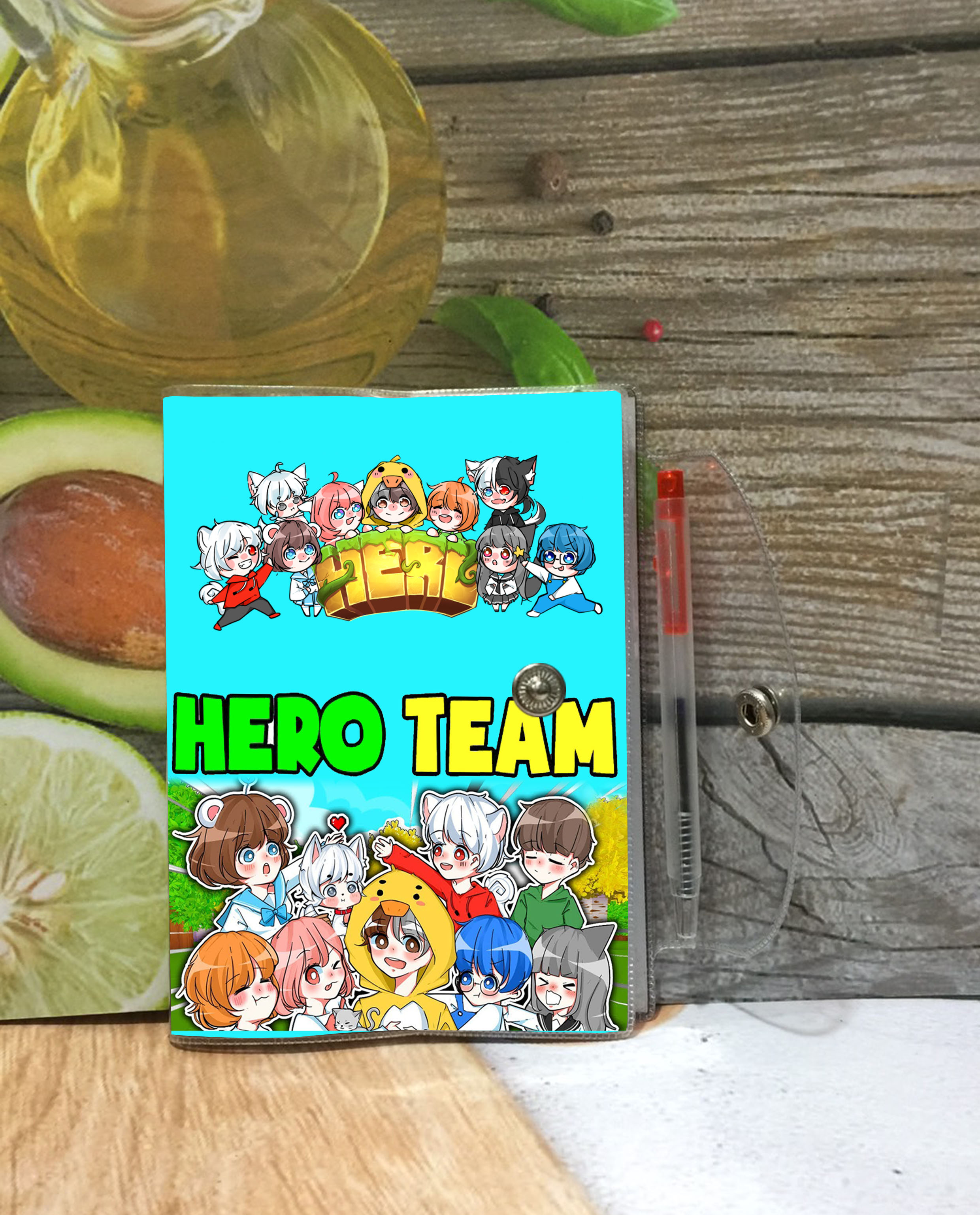 Sổ in hình Hero team