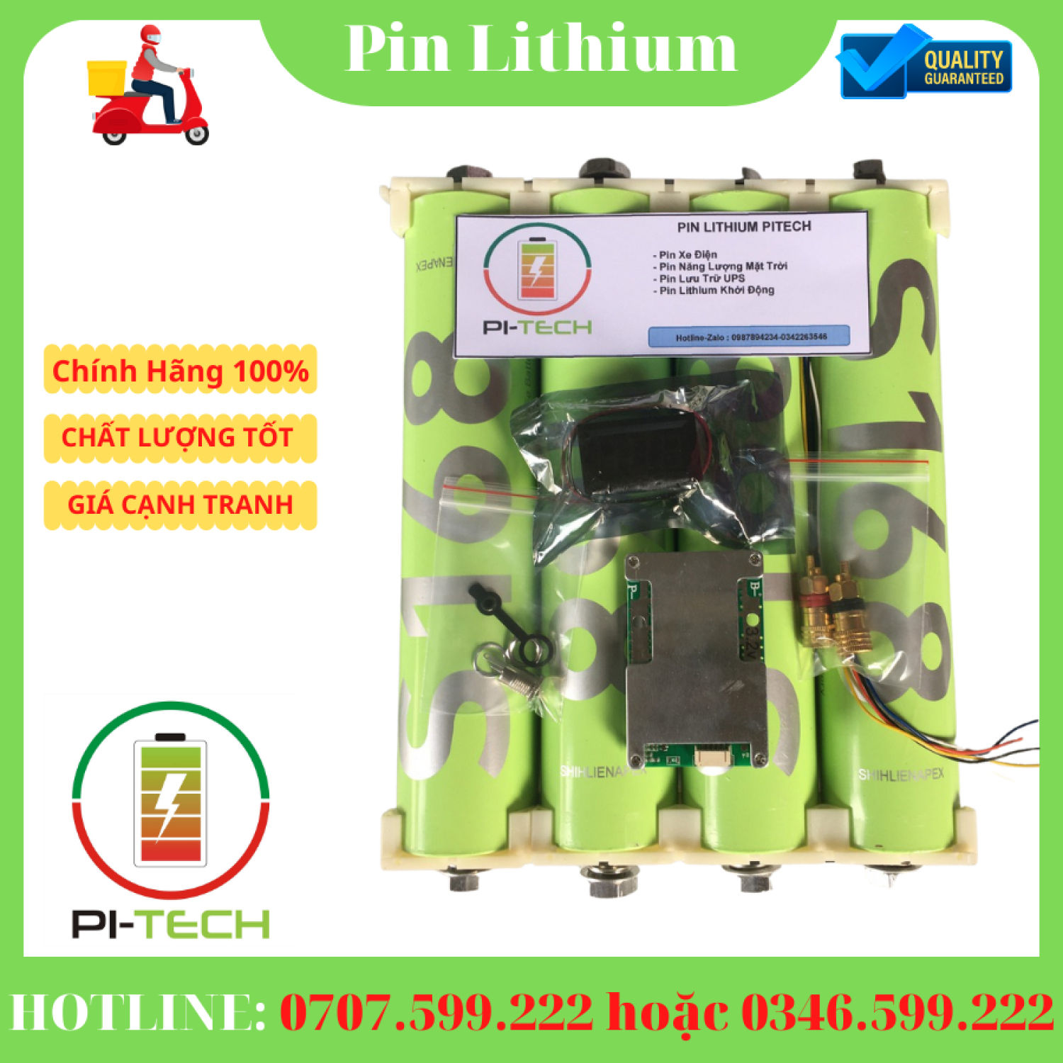 pin lithium S168 60280 Lifepo4 3.2V 60Ah 10C 2000 lần sạc xả (Đã đo dung lượng từng cell) 20