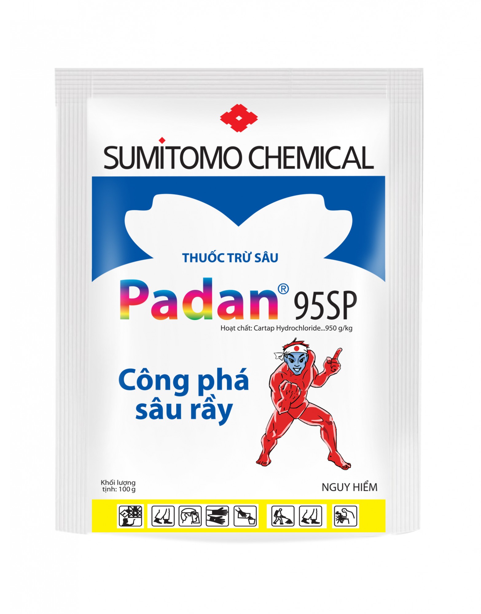 Thuốc trừ sâu đục thân , rầy nâu Padan 95SP 100gr