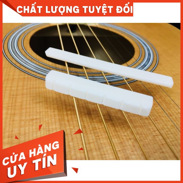Lược Đàn Guitar, Ngựa Đàn Guitar Xương Bò Cao Cấp Cho Đàn Classic và acoustic
