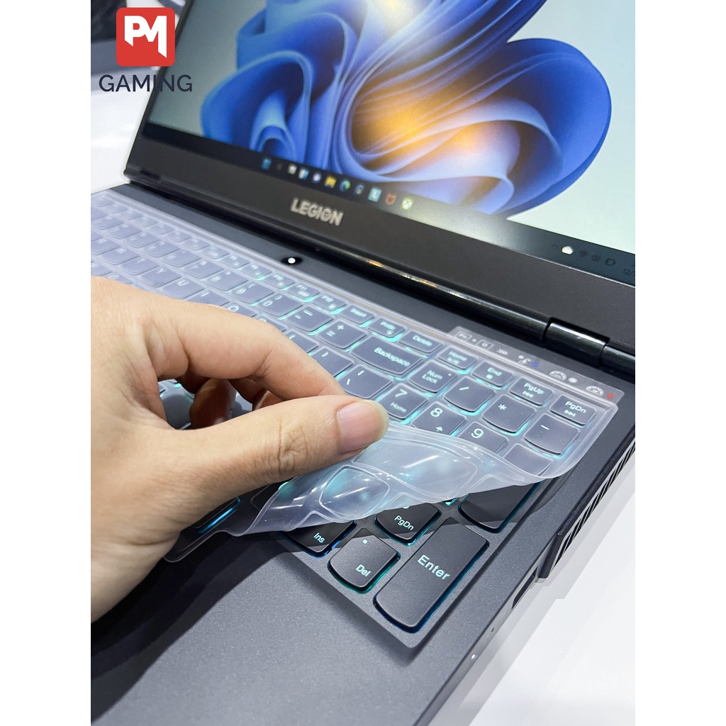 Miếng phủ, lót phủ bàn phím cao cấp cho Lenovo Legion 5, chống bụi bẩn, chống nước