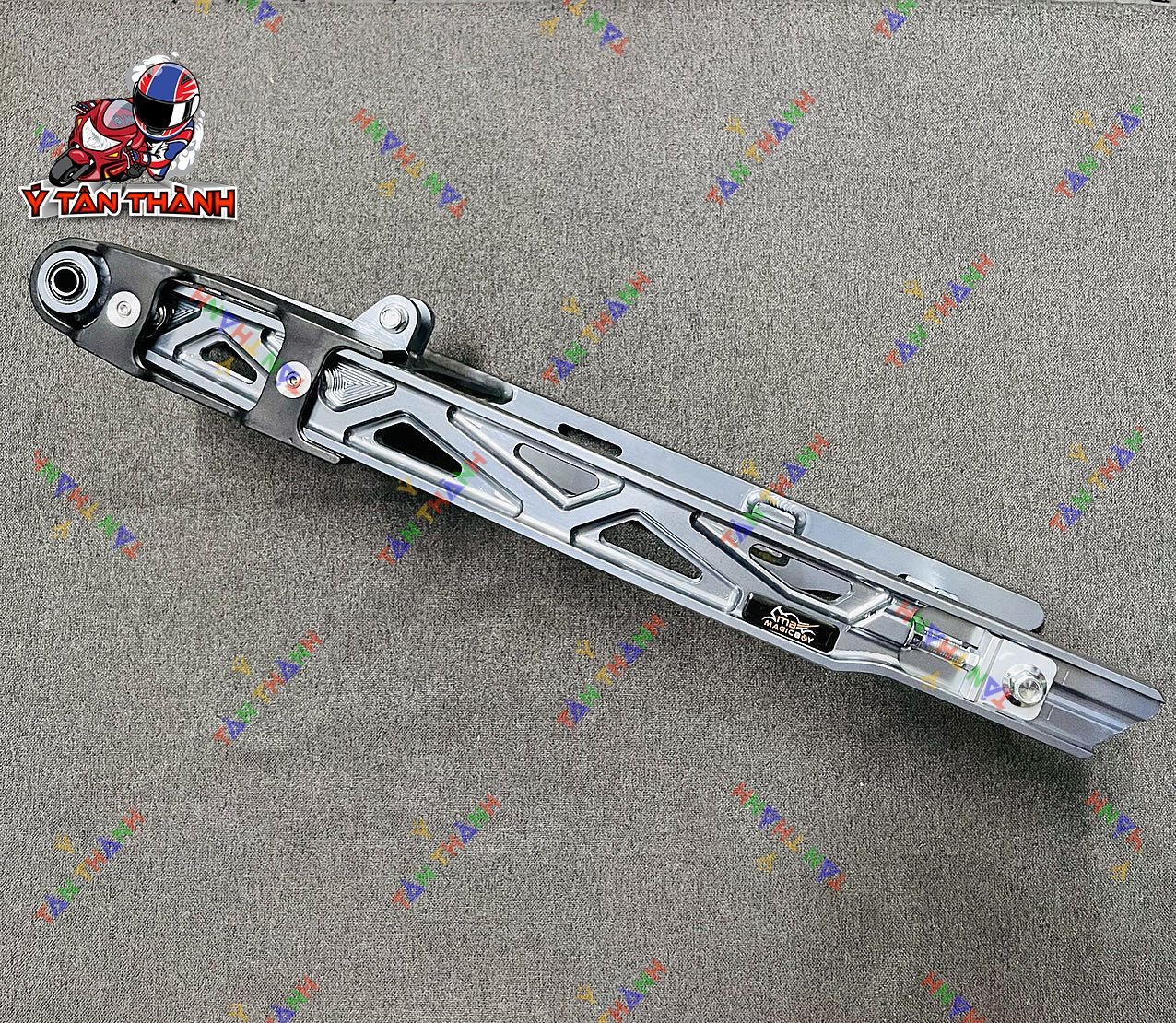 gấp nhôm winner,sonic phay lổ màu xám 5318