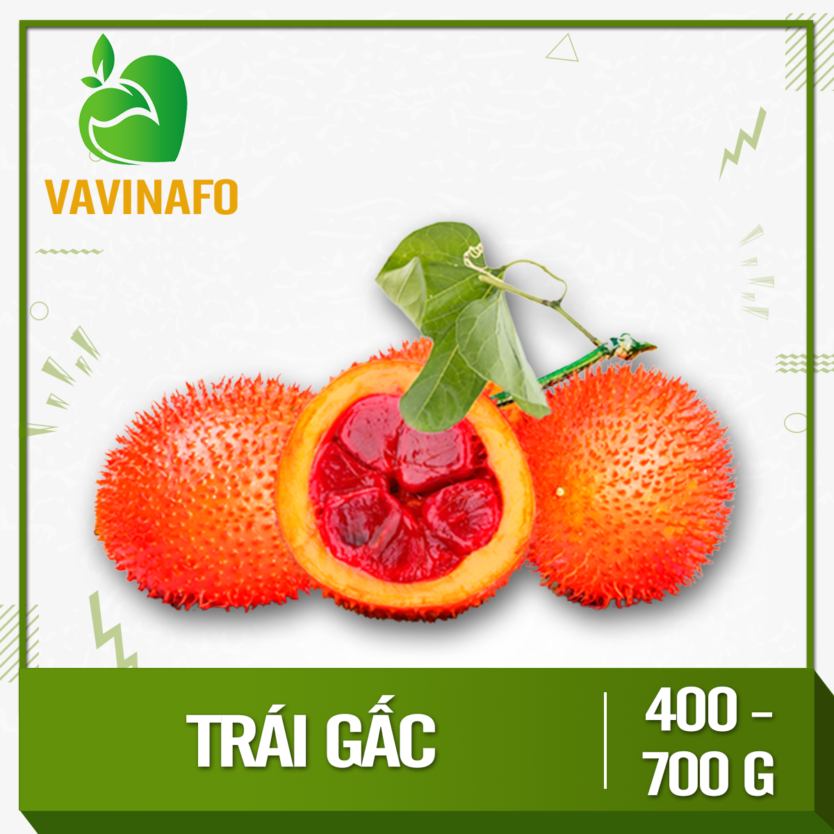 Hcm - trái gấc (400 - 700 g) (giao xanh/chín ngẫu nhiên tùy đợt hàng) - [giao nhanh tphcm]