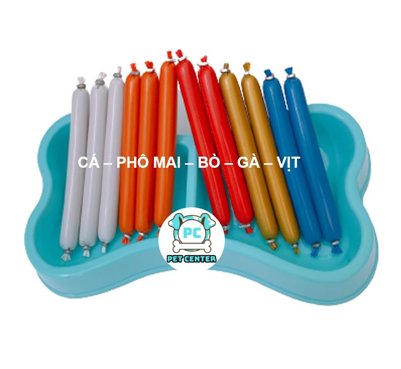 COMBO 10 CÂY XÚC XÍCH DINH DƯỠNG CHO THÚ CƯNG