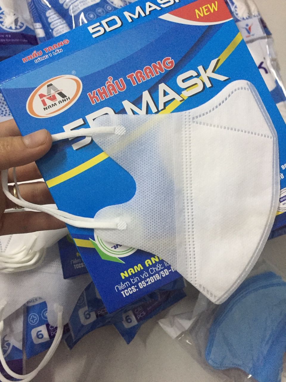 Bán sỉ 100 chiếc khẩu trang 5d mask nam anh famapro
