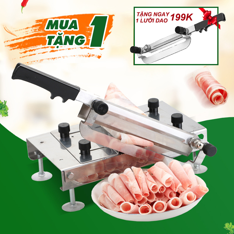Máy thái thịt cắt xương - Dao thái thịt đông lạnh - Bộ dao làm bếp đa năng - Thái thịt, cắt xương, chặt gà, thái rau củ - Đa năng